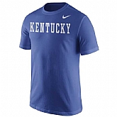 Kentucky Wildcats Nike Wordmark WEM T-Shirt - Royal Blue,baseball caps,new era cap wholesale,wholesale hats